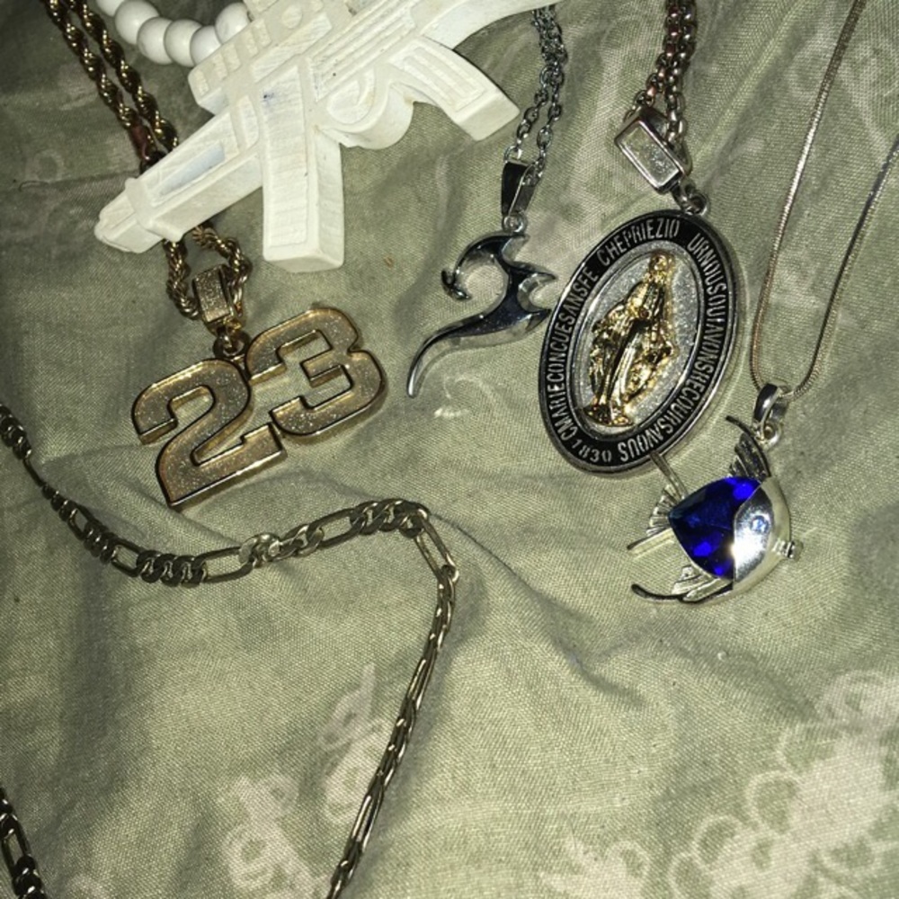 Necklace and chains